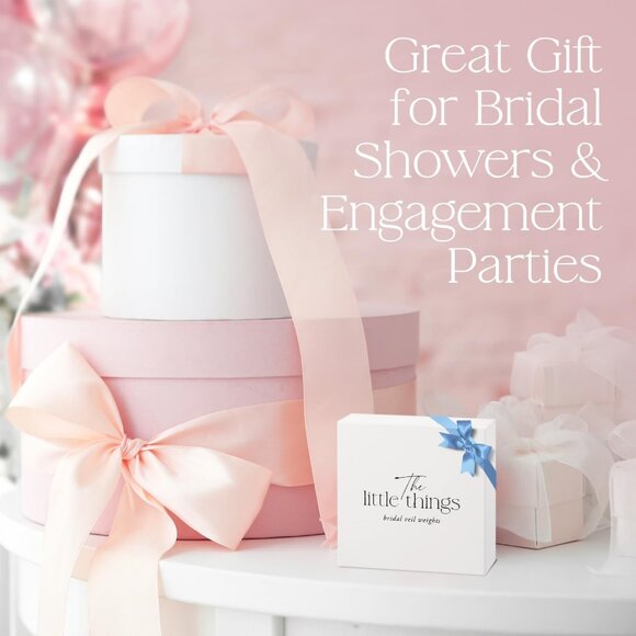 The Little Things Double-Sided Pearl Veil Weights Set of 12 Non-Damaging Weights - Picture 5 of 7